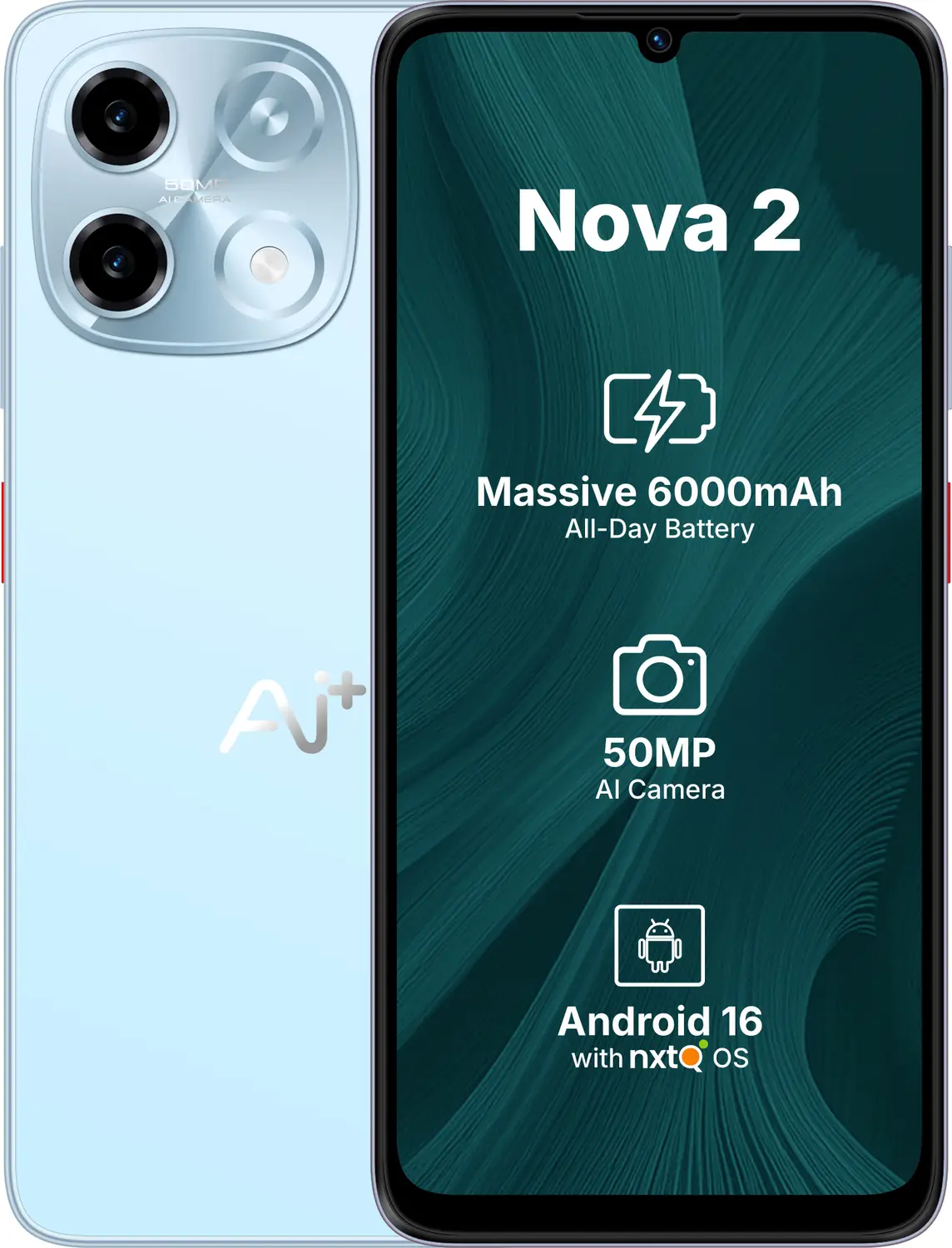 Ai+ Nova 2 5G (Blue, 128 GB)
