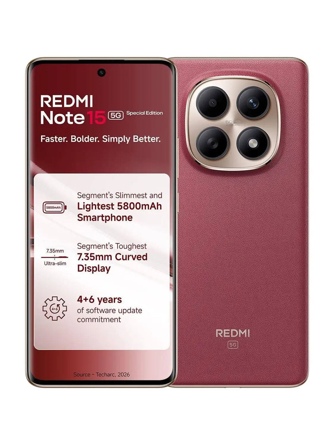 REDMI Note 15 SE 5G Snapdragon (Crimson Reserve, 128 GB)