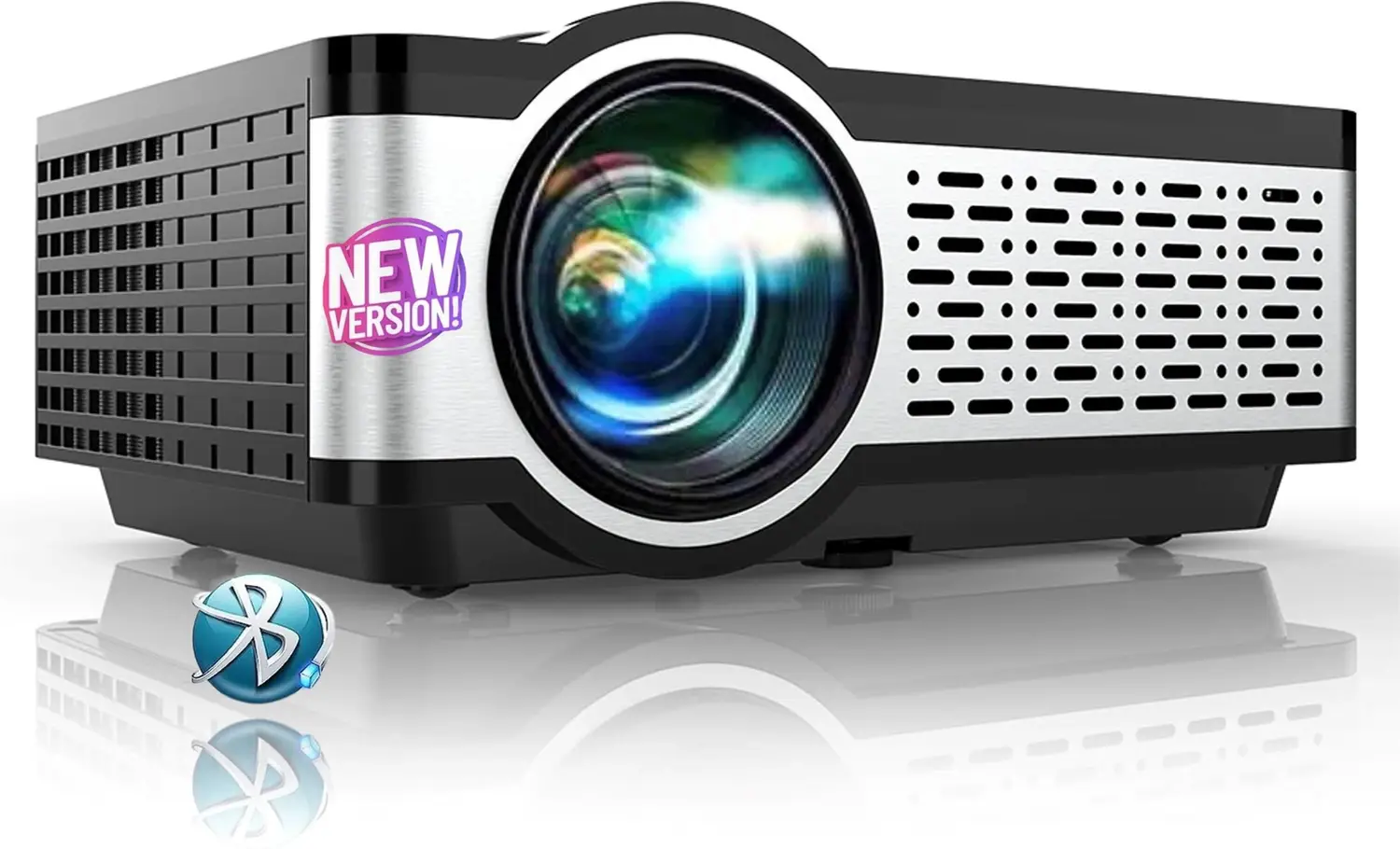 Egate i9 Pro Max FHD 1080p (E03i31) (400 lm / 1 Speaker / Remote Controller) Portable 4X Brighter | Bluetooth |400 ISO Lumens & 840 FC Mega Brightness | 1080p Native with 4K Suppor