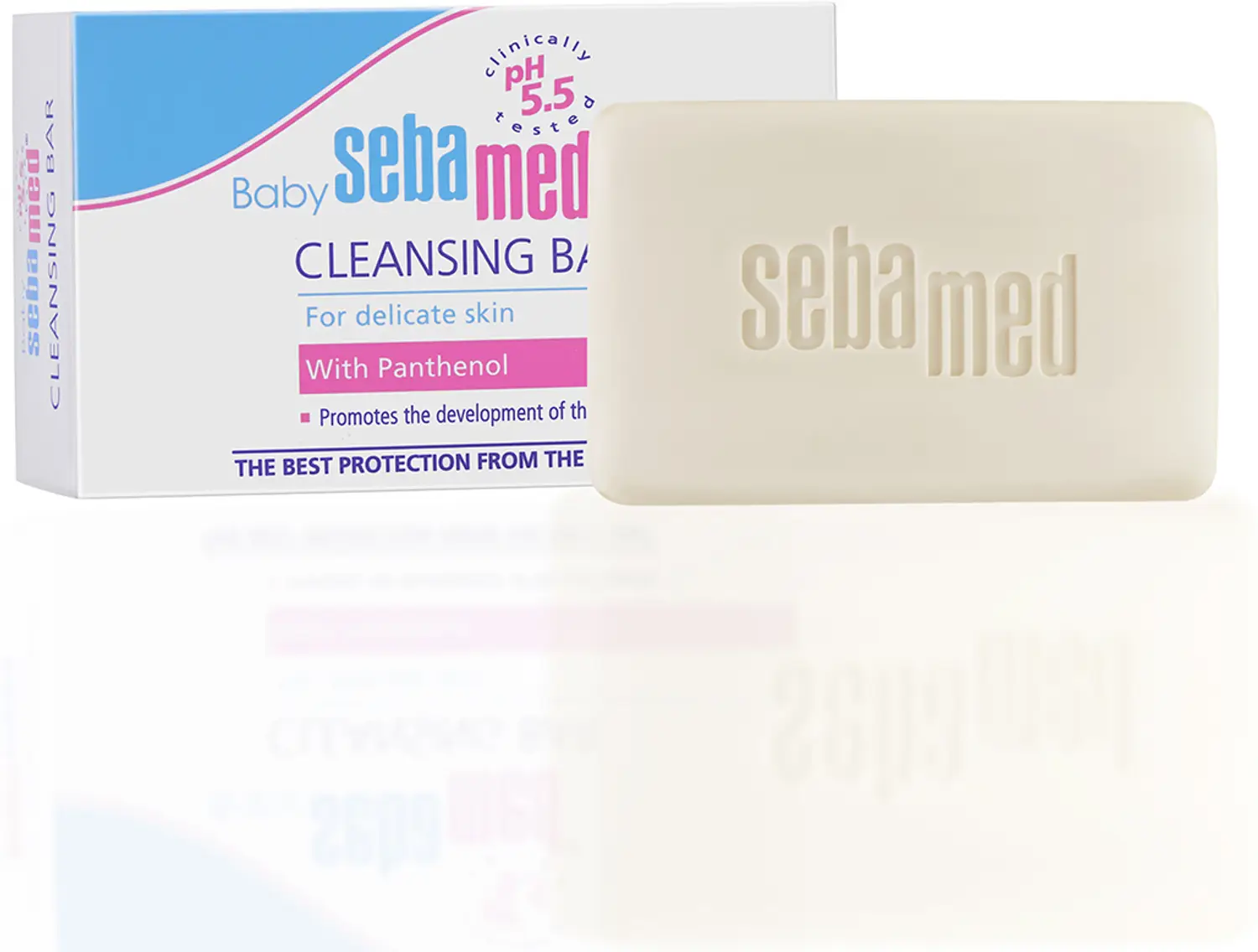 Sebamed Baby Cleansing Bar|pH 5.5 |Newborn bathing|Soap Free|Tear Free