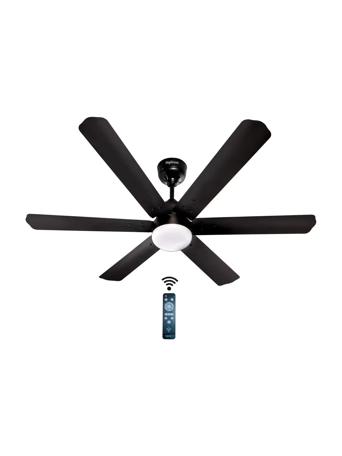 DIGISMART AUTUM HEXA | BLDC Motor | Remote Control | LED Light | 6 Blade | Energy Saving with 5 Year Warranty BLDC Motor with Remote, Energy Saving, Remote Controlled, High Air Del