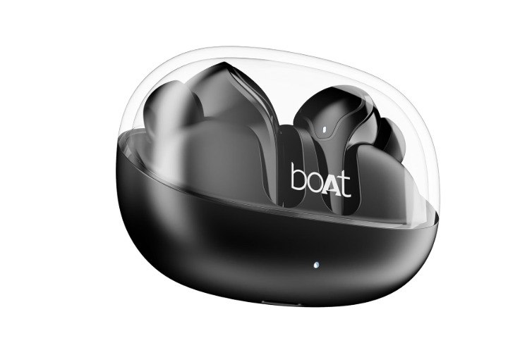 boAt Airdopes 311 Pro, 50H Battery, Fast Charge,ENx Tech, Transparent LID, Low Latency,Stream Ad Free Music via App Support, Bluetooth Earbuds, TWS Ea