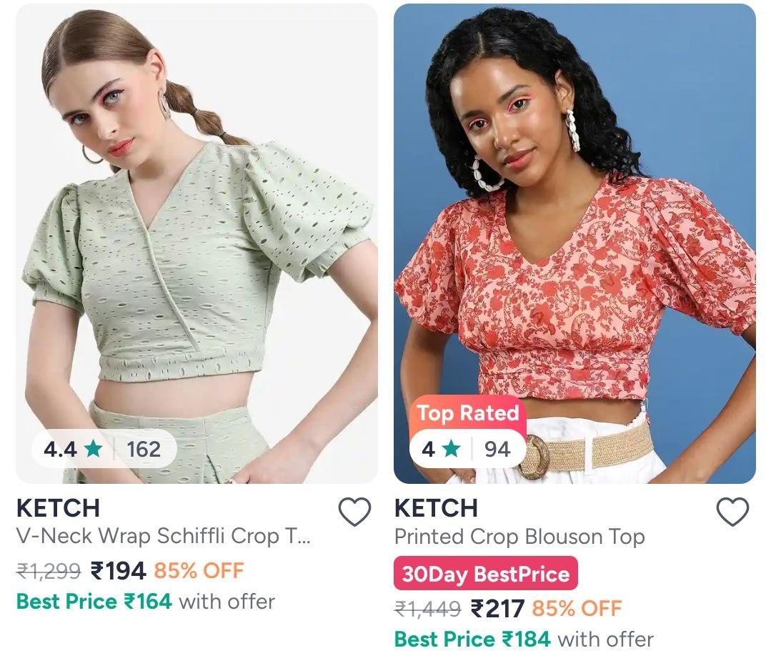 Myntra | Women Top Upto 87% Off.