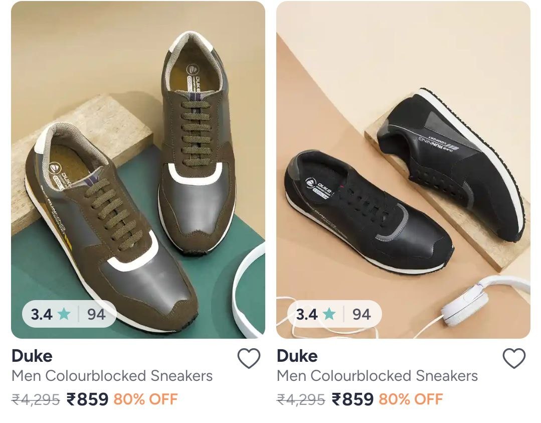 Myntra : Upto 80% Off On Duke Shoes.