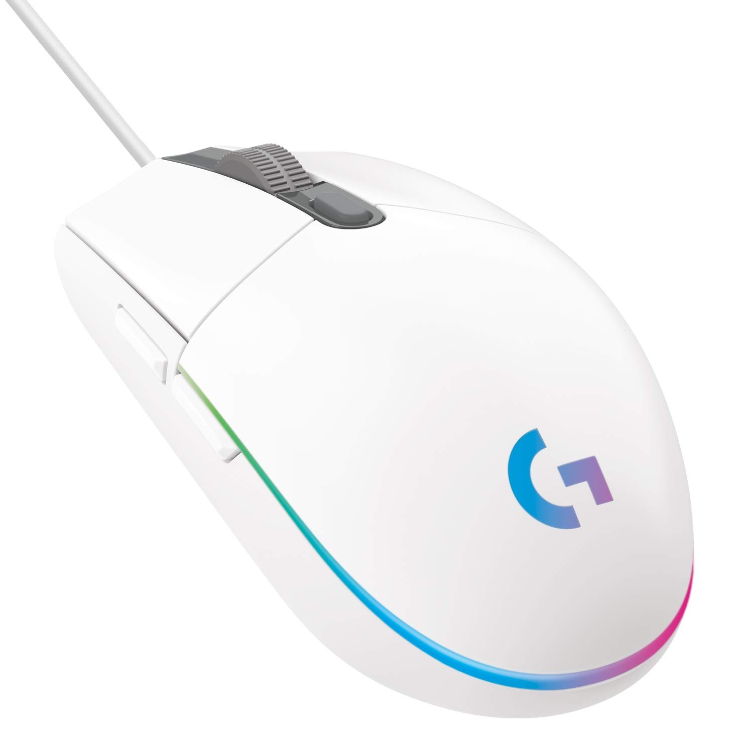 Logitech G102 Light Sync Gaming Mouse with Customizable RGB Lighting, 6 Programmable Buttons, Gaming Grade Sensor, 8K DPI Tracking,16.8mn Color, Light