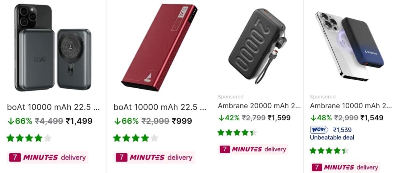 Loot: Branded Powerbank Start @699