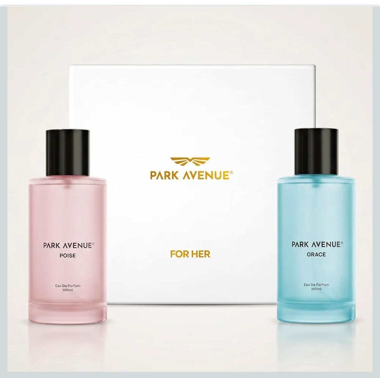 Park Avenue For Her | Luxury Perfume Gift Set for Women | 2 x 100ml | Grace & Poise | Long Lasting EDP | Fresh | Floral | Premium Fragrance