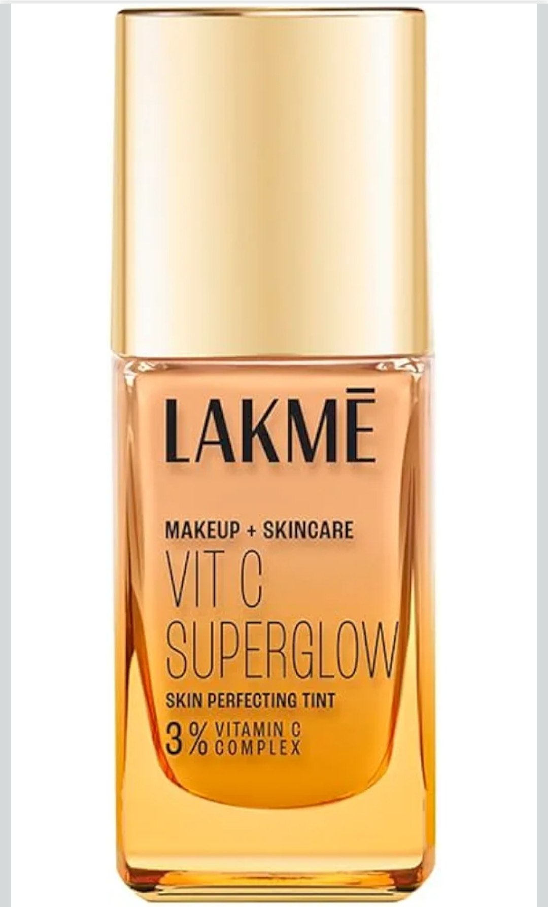 Lakme Makeup+Skincare VitC Superglow Skin Perfecting Tint Warm Crème W120 25ml