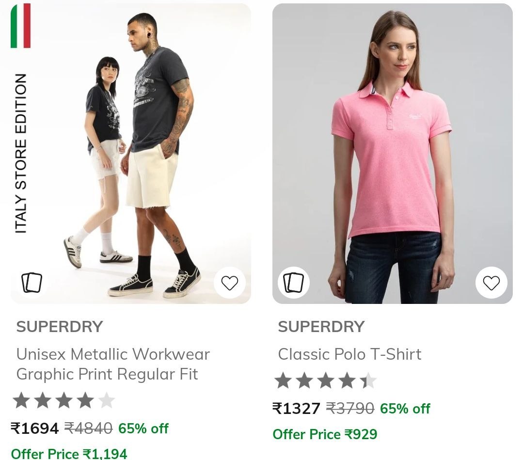 AJIO Loot : Upto 70% Off On Premium Brands Clothing