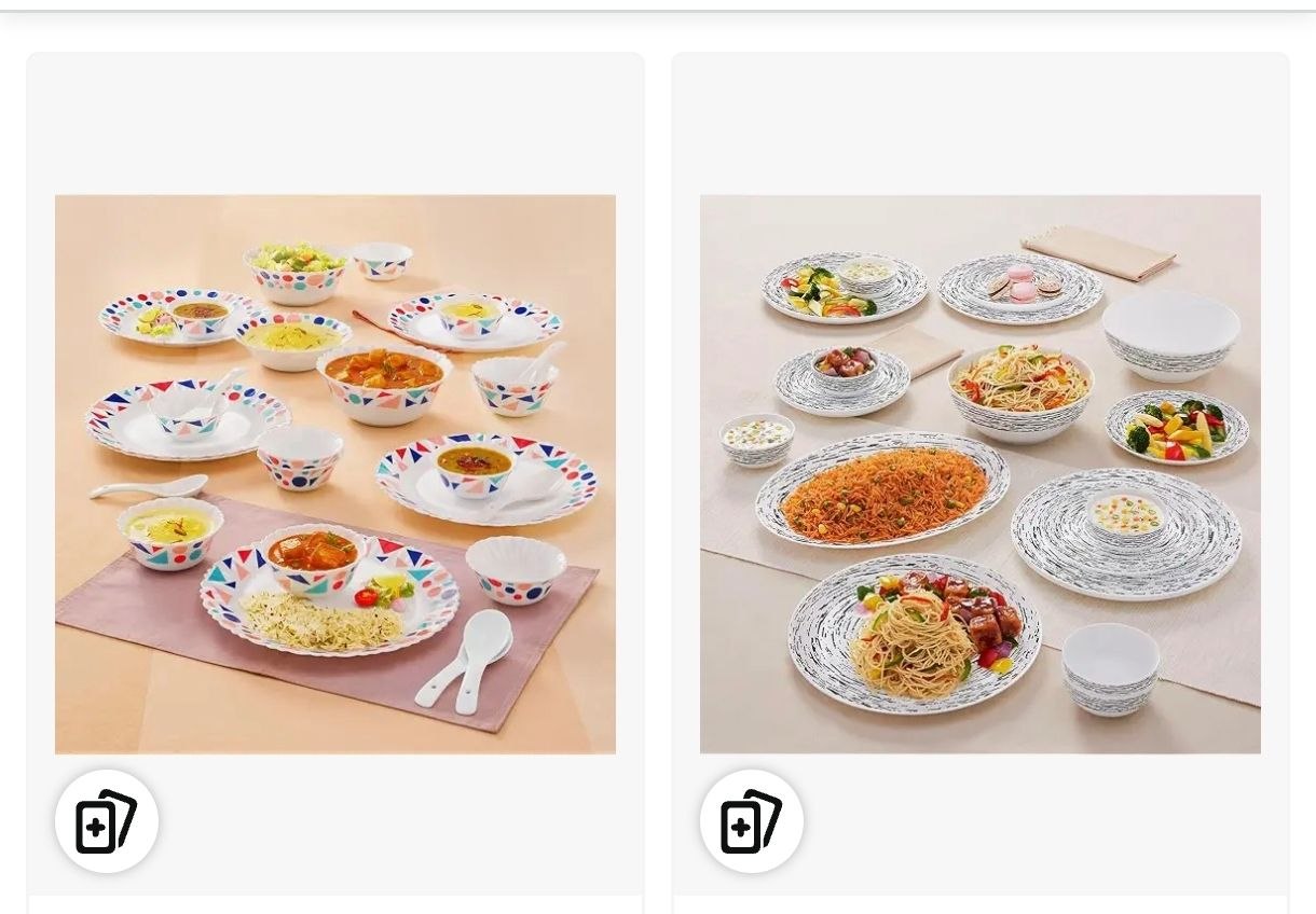 Upto 67% Off On Larah by Borosil Dinner Set.