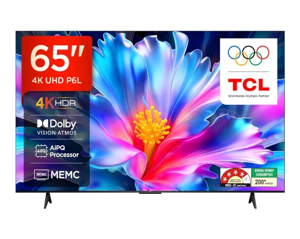 TCL (65 inches) 4K UHD Smart LED Google TV @45,388.