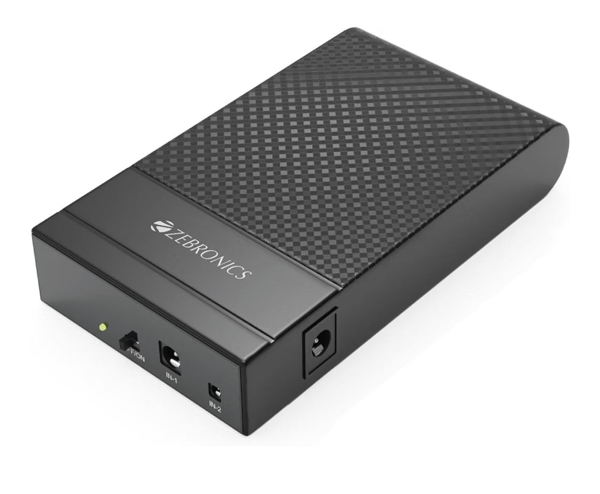 Zebronics Router UPS, 4000mAh Battery @1099