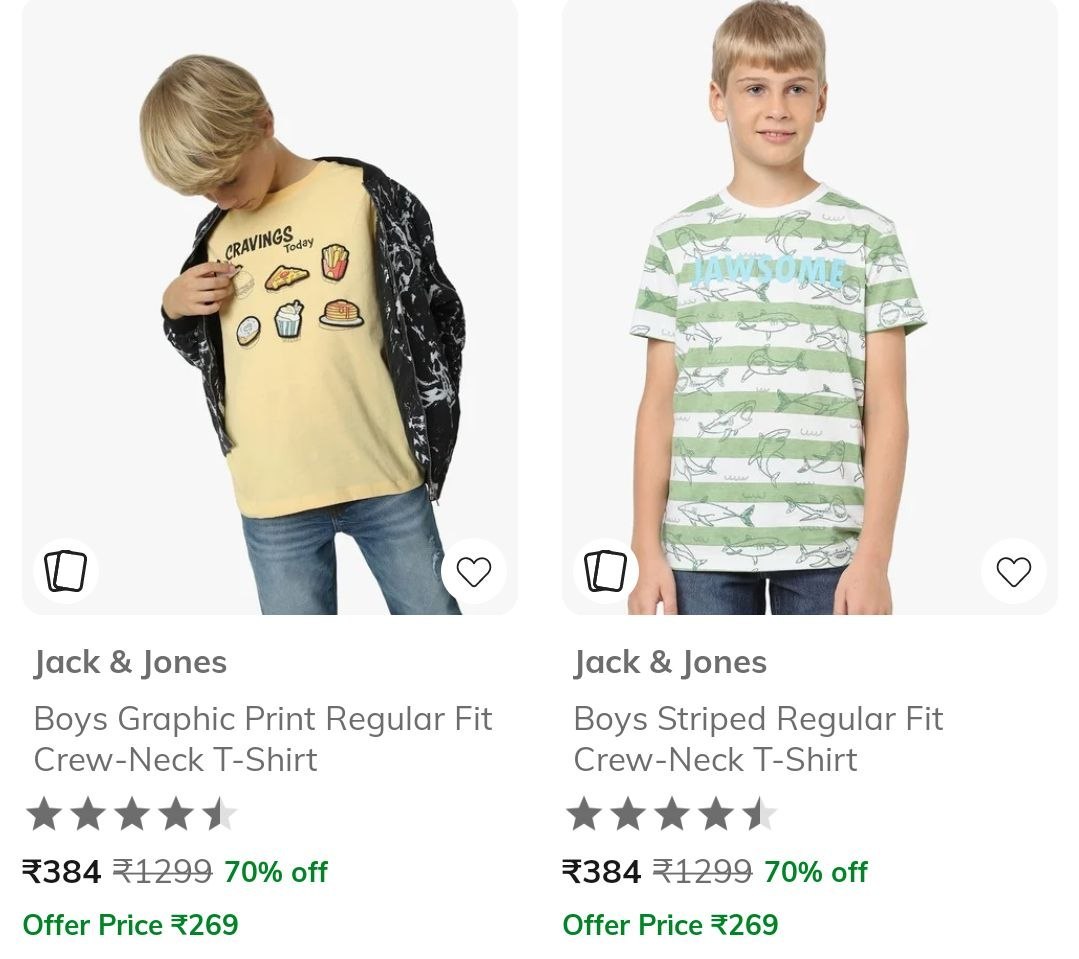 AJIO Loot : Upto 70% Off On Jack & Jones Clothing.