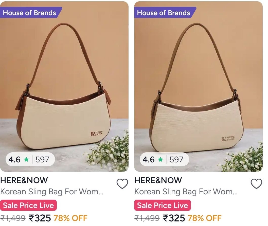 Myntra | Handbags under 499/-