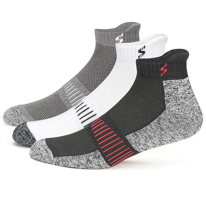 Supersox Ankle Length Socks for Man | Combed Cotton | Durable & Breathable | Anti-Odor & Antibacterial | Multicolour | Free Size | Pack of 3