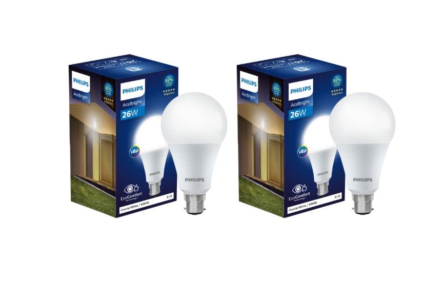 Philips 26-watt LED Bulb Pack of 2 @499