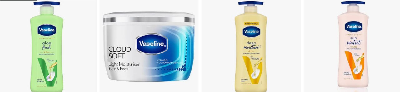 Upto 65% Off On Vaseline Body Lotions.