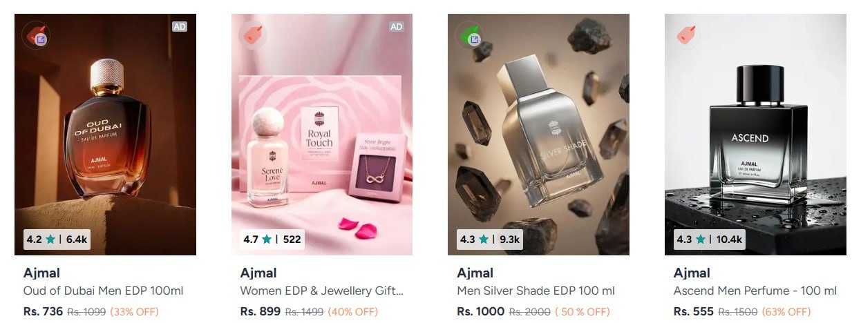 Myntra | AJMAL – BUY 1 GET 1 FREE [
