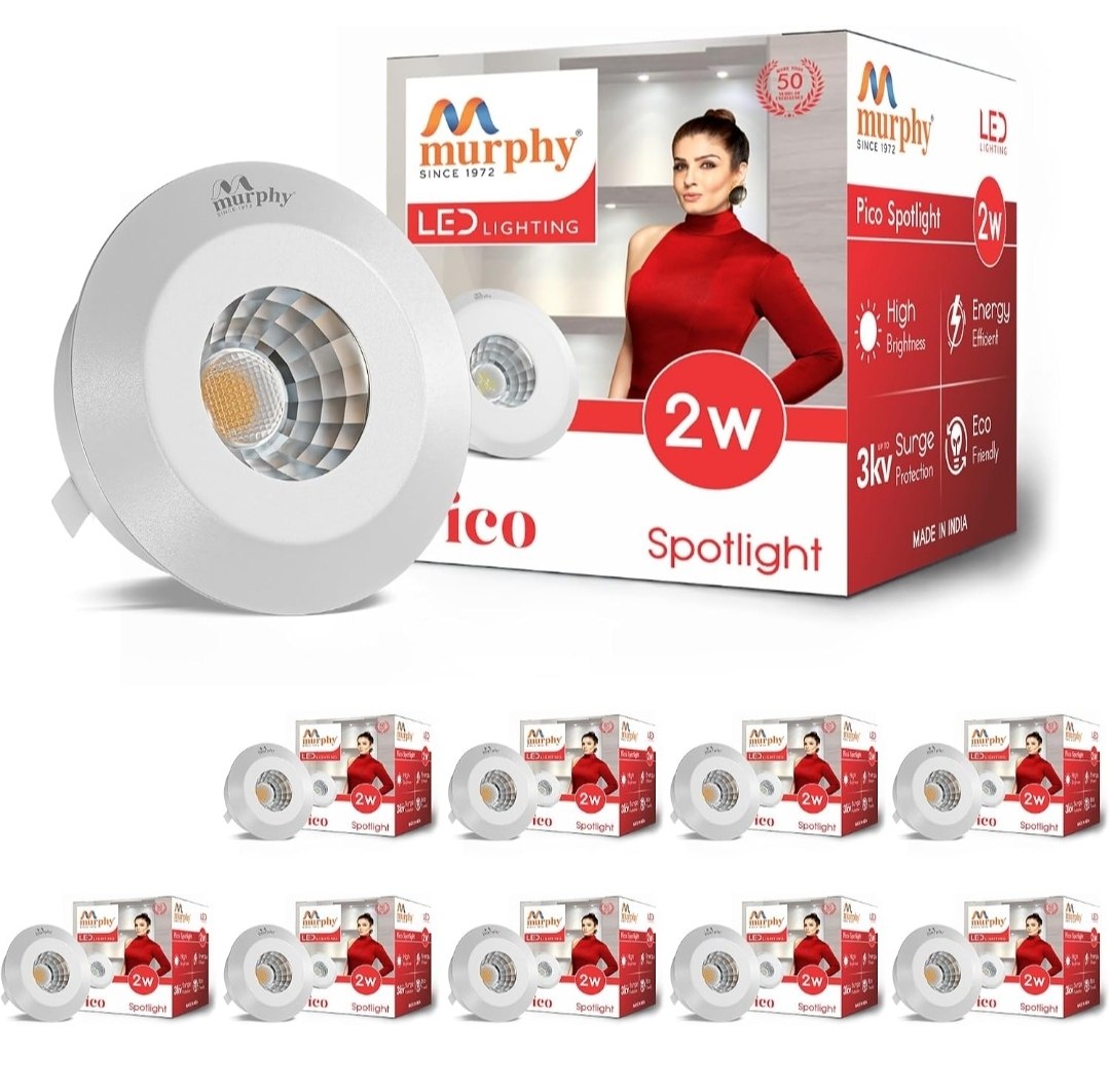 Pack of 10 : Murphy 2 Watts Round LED Spotlight @749