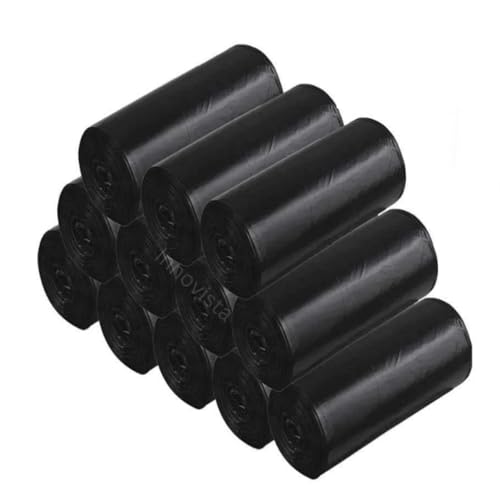 Amazon | Polyethylene Premium Garbage Bags 180 Pcs - Medium Size 19 x...