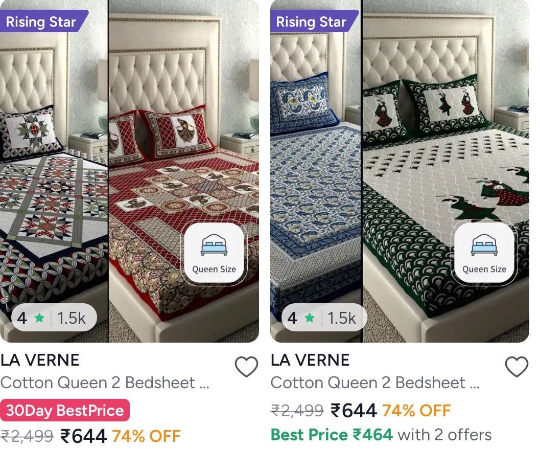 Myntra | Raymond Home Bedsheet - Starts 367