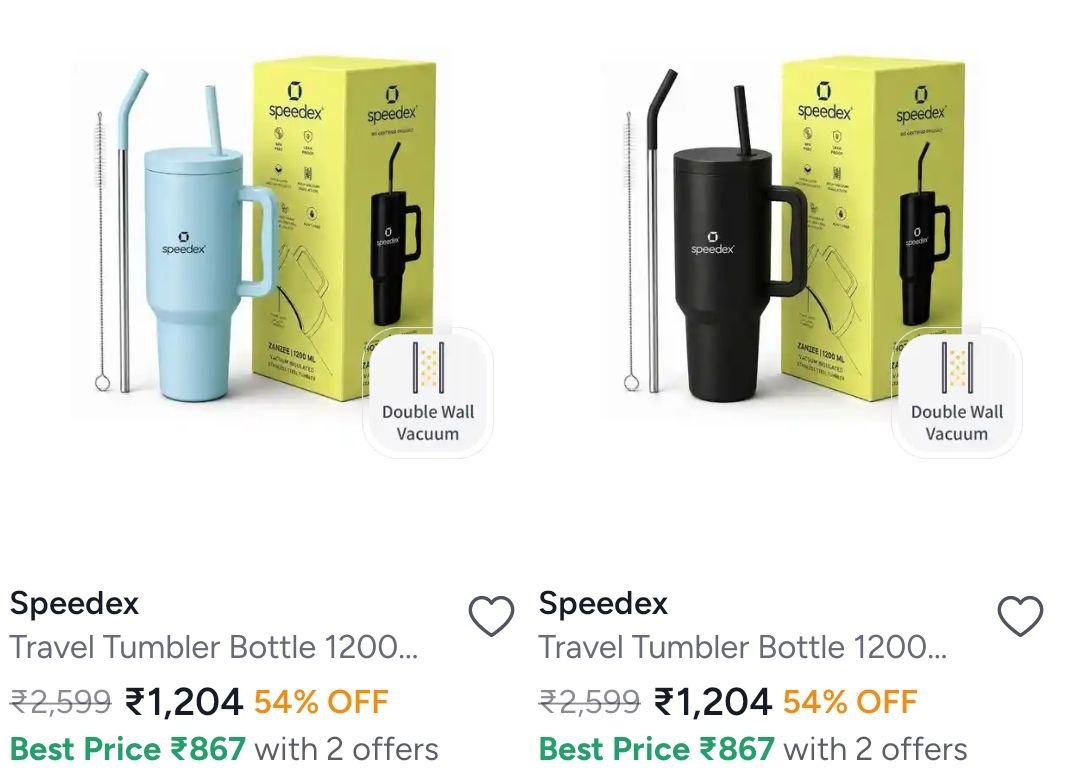 Myntra | Speedex Water Bottles @ Min 50% Off