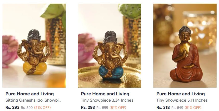 Myntra | Buy Showpieces starting at 223/-