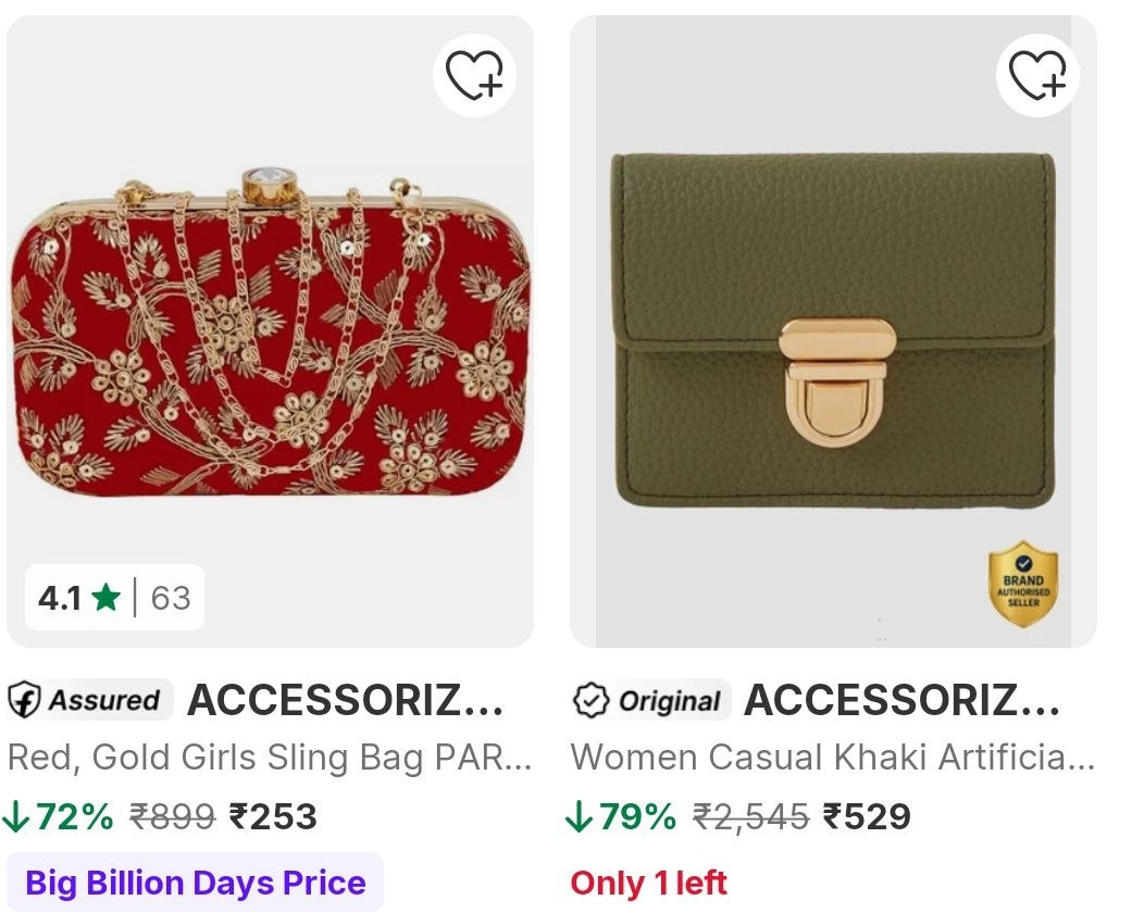 Flipkart | Accessorize Bags Women - Save Up to 79%