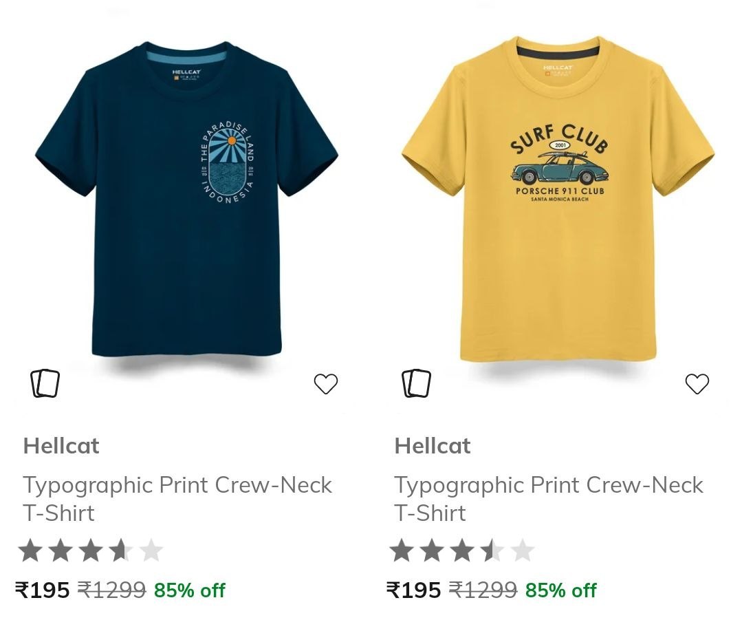 AJIO: USPA & Hellcat and More Upto 85% Off