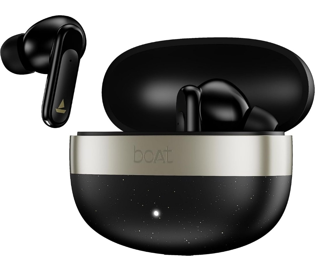 boAt 2026 Launch Airdopes Plus 224, Powerful Spatial Audio, 60H Playback, Quad Mics AI-ENx™, 13 mm Drivers, App Support, Multi Connect, Google Fast Pa