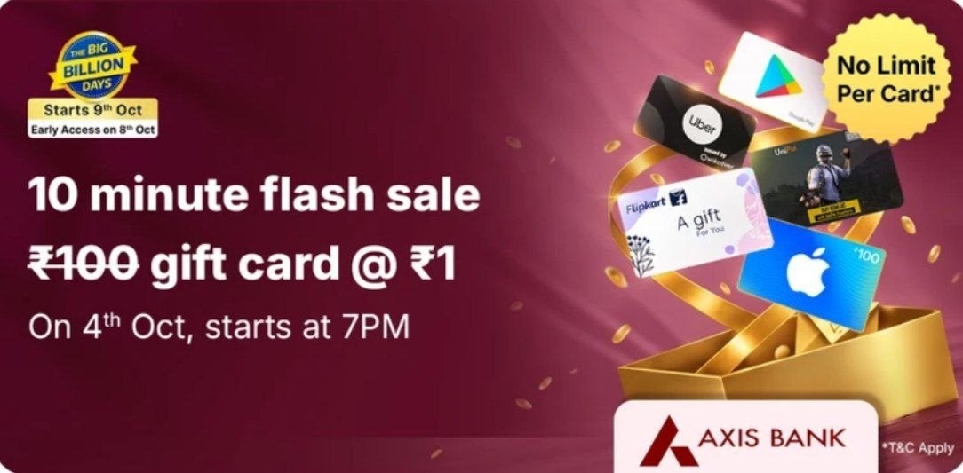 Crazy Flash Sale Again On 4th'Oct At 7PM  😱😱😱