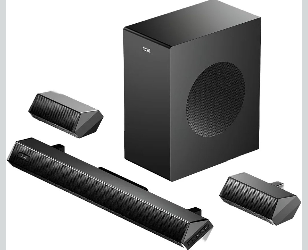 boAt Aavante Bar Prime B300 with Subwoofer  Speakers, 300W 5.1 Channel @6300