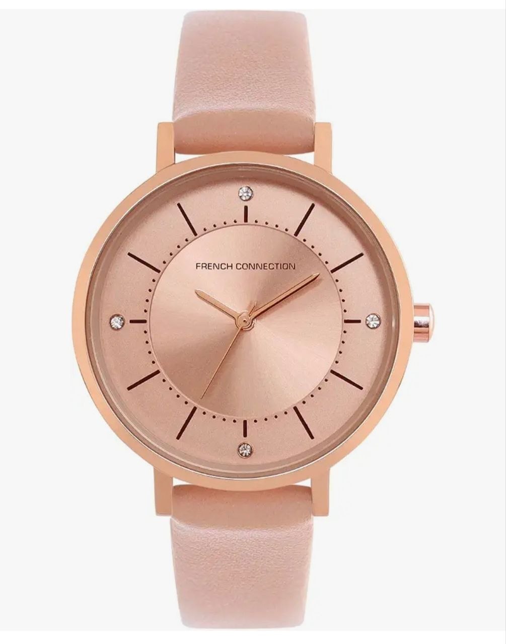 French Connection Analog Women's Watch (Dial Colored Strap)