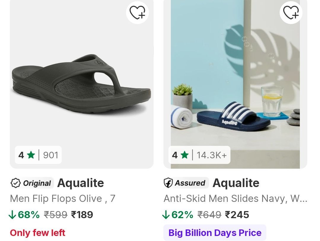 Flipkart | Aqualite Slides Upto 68% Off