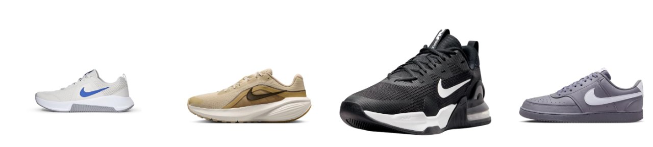 Nike : 50% Off + Buy 2, Extra 15% Off / Buy 3 Extra 20% Off.