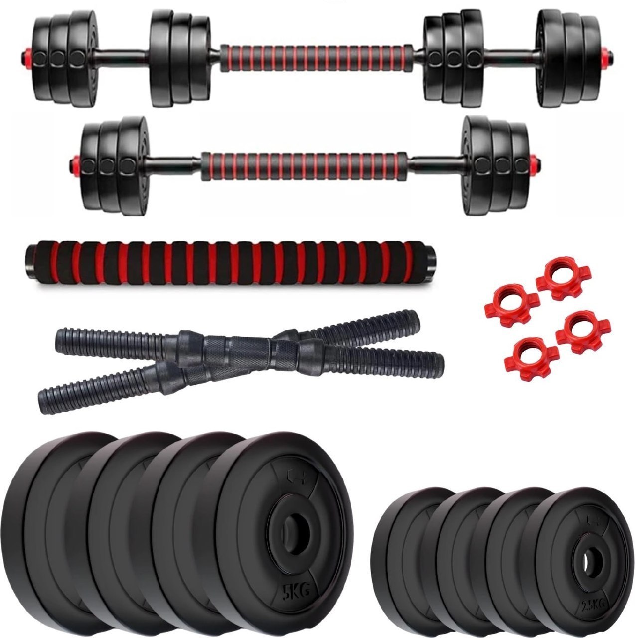 Flipkart | 82% Off - KRX Adjustable Dumbbell, 30Kg At Rs.1,842