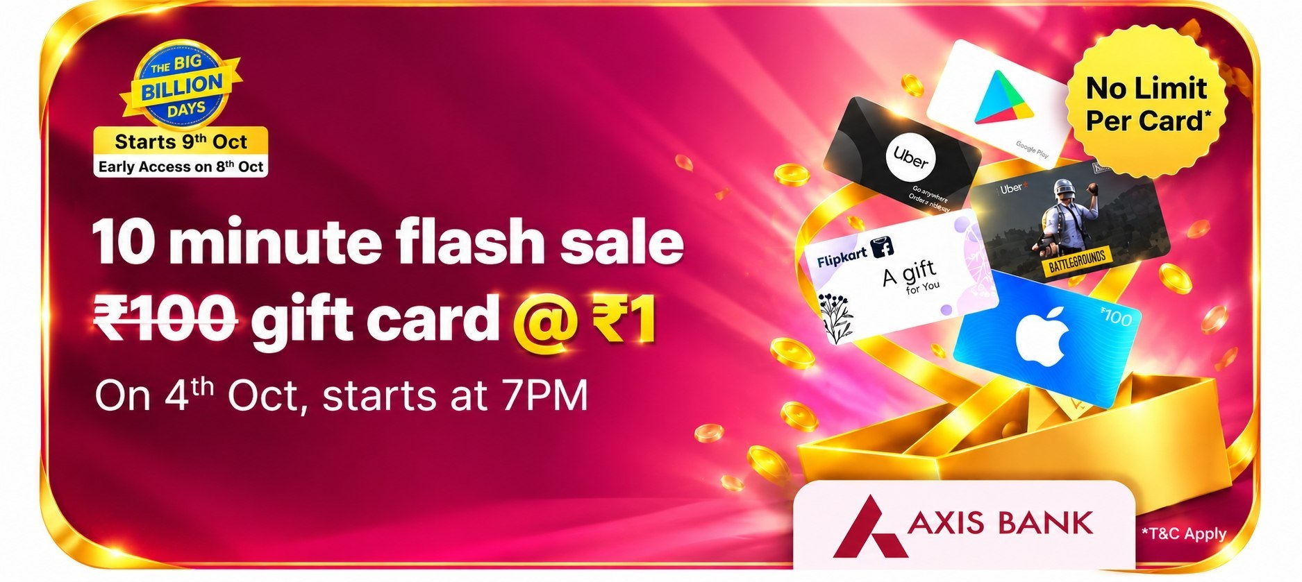 GET READY — GIFT CARD LOOT IS BACK | Today 7 PM 😱😱