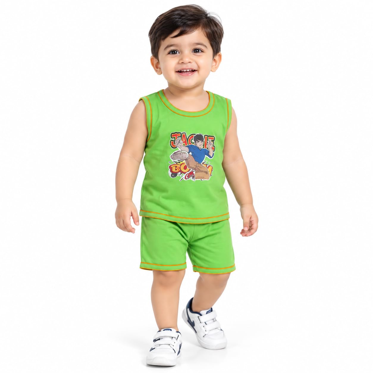 Kids Boys Cotton Top & Bottom Set @ 76