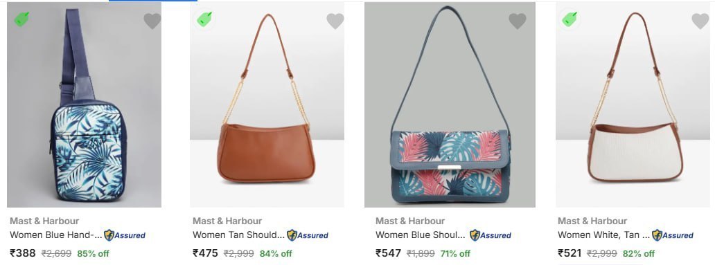 Flipkart | Upto 85% Off - MAst-Harbour Handbags