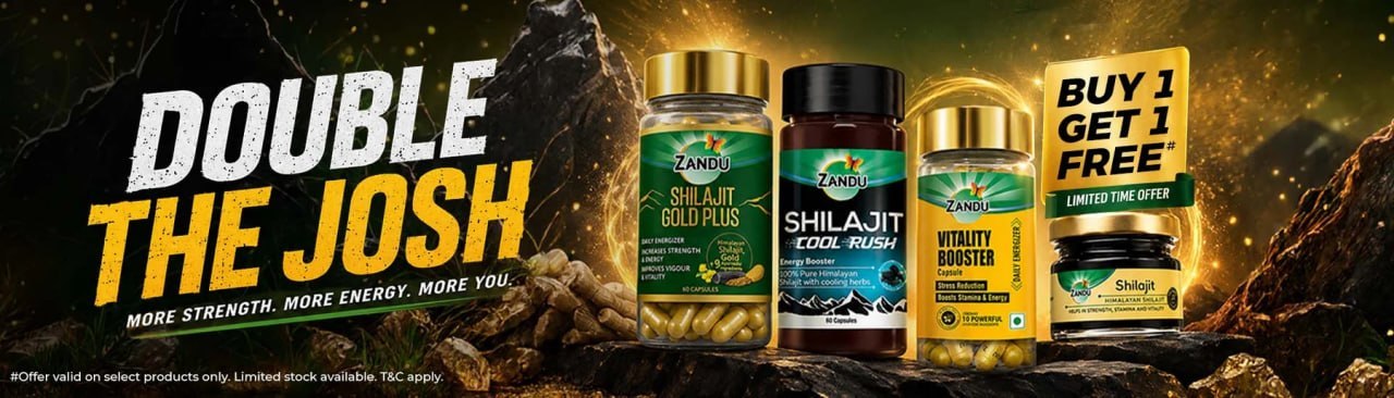 ZANDU SHILAJIT – BUY 1 GET 1 FREE! 💪