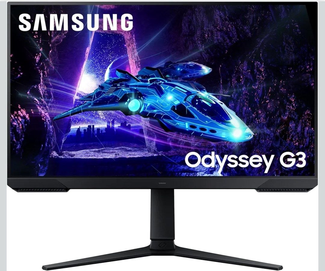 Samsung Odyssey G3 Gaming Monitor 27 Inch (68.5 cm), FHD 1920 X 1080, VA Panel, 180Hz, 1ms(MPRT), Freesync, DP
