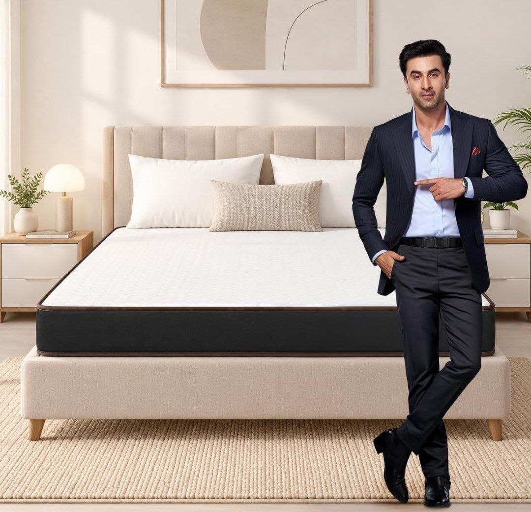 Nilkamal SLEEP Lite Dual Comfort 4 Inch Mattress | 10 Year Warranty | Reversible Design | Soft & Firm Sides |