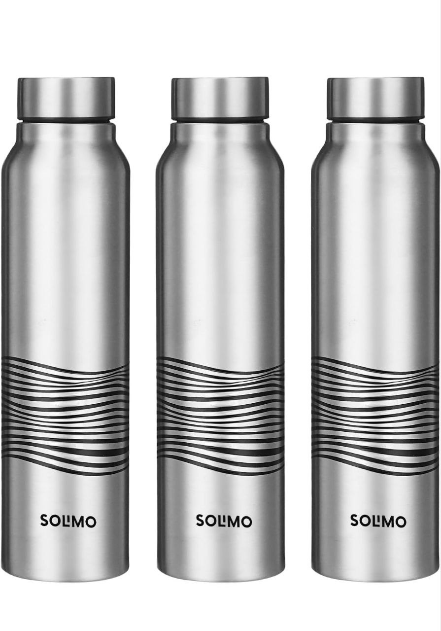 Solimo Stainless Steel Bottles (Set Of 3) @464.