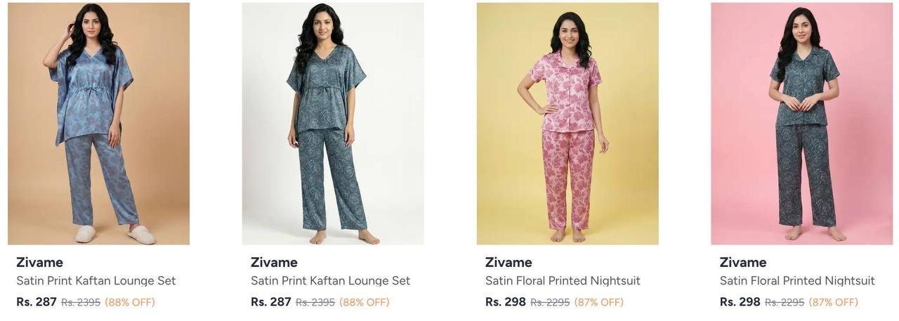 Zivame Loot Upto 88% Off
