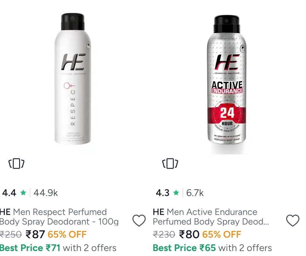 Myntra Loot : Upto 65% Branded Grooming Products.