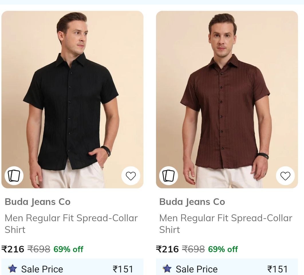 AJIO: Up to 85% Off on Buda Jeans Co Clothing
