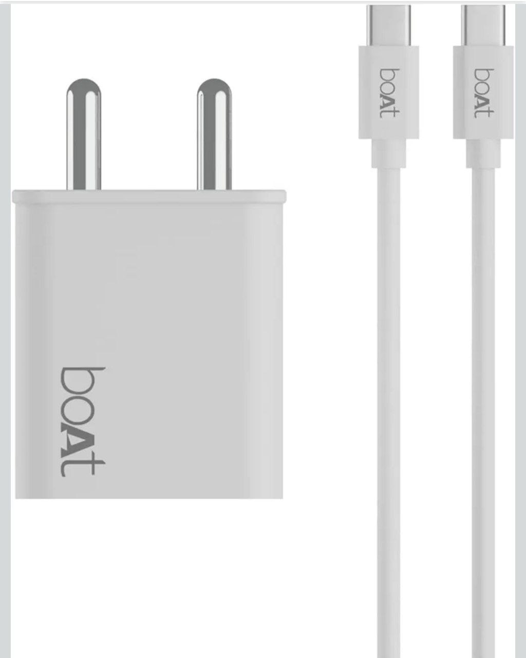 boAt 22.5W Dual Port Fast Charger @₹499