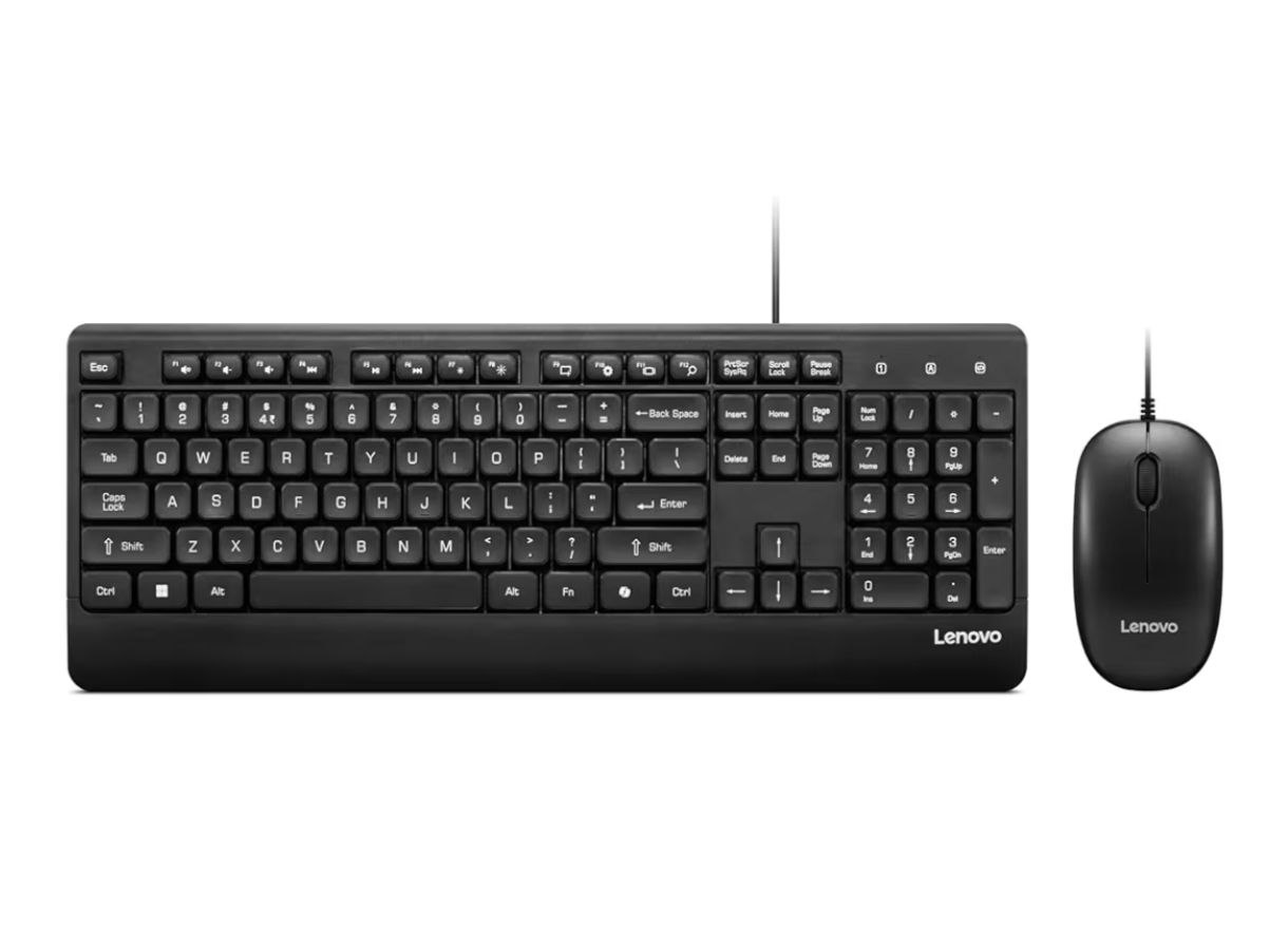 Lenovo 110 Keyboard & Mouse Wired @699